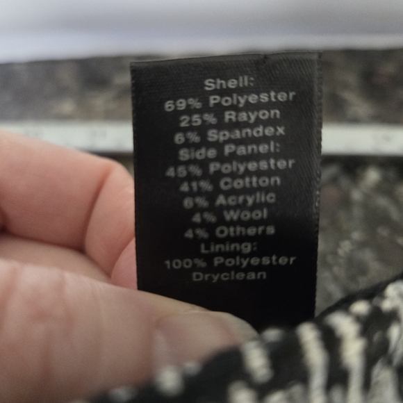 Ann Taylor Black and White Tweed Skirt 16 - Picture 8 of 10